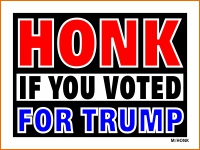 Honk If You Voted for Trump